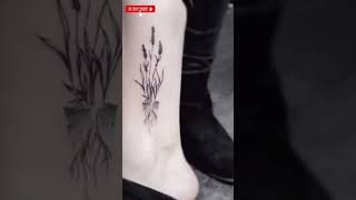 lavender tattoo design ideas #viral #tattooideas #short