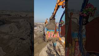 Big excavator loading tractor🚜 trolley#viral#trending