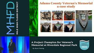 A Project Champion for Veteran’s Memorial at Riverdale Regional Park