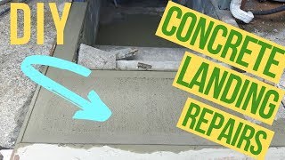 How To Repair Broken concrete steps