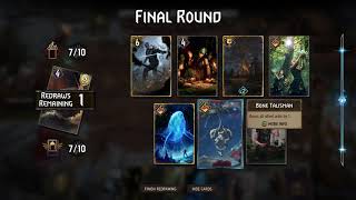 [GWENT] Skellige new Crows deck winning against deathwish deck due to an opponents mistakes