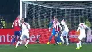 Peru vs Paraguay 2 - 0 Copa America 2015  Gol Andre Carrillo