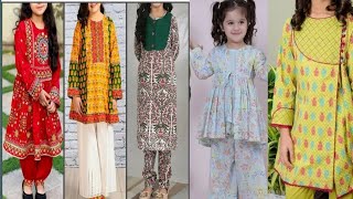 pocket style trendy frock designs for little girls/baby girls full saleeve winter casual frocks2023