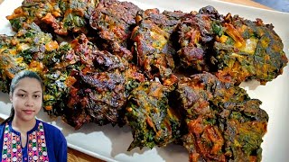 Pat Patar Bora Recipe_Pat Shaker Bora_Jute Leaf Fritters_দুর্দান্ত স্বাদের মুচমুচে পাট পাতার বড়া