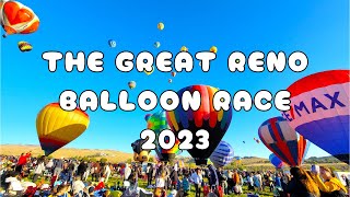 The Great Reno Balloon Race 2023 - Biggest FREE Hot Air Balloon Show in the World! #hotairballoon