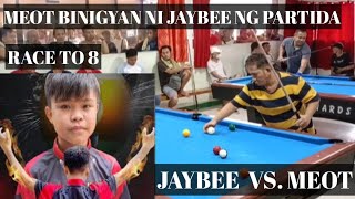 MEOT BINIGYAN NI JAYBEE SUCAL NG PARTIDA | RACE TO 8