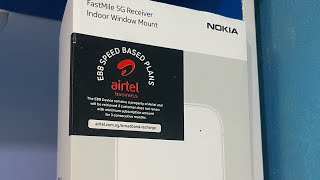 Airtel X Nokia Fastmile 5G router with 1 month free unlimited data - 09118036364