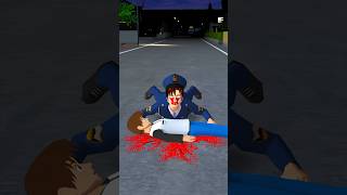 Polisi itu juga hantu 😰#sakuraschoolsimulator #shortvideo #shorts #viral