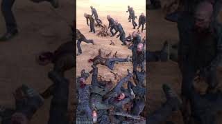 2000 German Machine VS 60000 Runner Zombie   Ultimate EPIC BATTLE SIMULATOR ( part 3 ) #Shorts