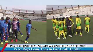 Plateau United vs Nasarawa United - NPFL 21/22 - MD 7 Highlights