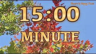 🍁15 Minute AUTUMN 🍁Timer/Countdown