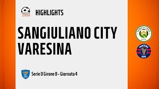 [HIGHLIGHTS] Serie D Girone B 24/25 - Day 4 - SanGiuliano City - Varesina