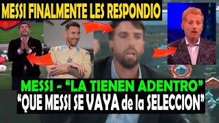 ¡IMPRECIONANTE! MESSI ROMPIO EL SILENCIO y LES RESPONDIO a TODOS LOS QUE LO CRITICARON