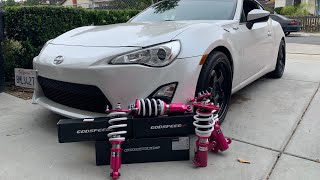 Install: Godspeed coils on a 2016 Scion FRS [LCA+Toe Arm+Coilovers]