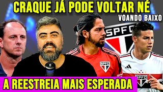 DE AGORA NO SPFC! REESTREIA DE GÊNIO EXCELENTE ANIMA TORCIDA SÃO PAULINA. JAMES RODRIGUEZ TOP!