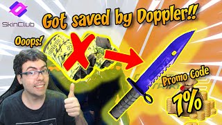 🔥How I got a Doppler Knife!!🔥 -  SKIN CLUB PROMO CODE 2024