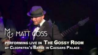 Matt Goss at Cleopatra's Barge | Caesars Palace Las Vegas