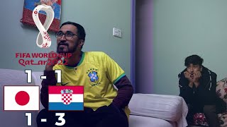 JAPAN OUT OF THE WORLD CUP | JAPAN V CROATIA | JAPAN 1-3 CROATIA PENALTY| JAPAN 1-1 CROATIA REACTION