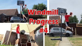 Windmill TECHNIQUE Getting Better!! *2 Episodes!* | Road To Windmill #4 (Windmill Dunk Progress)