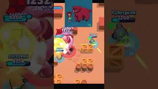 Triple Nita Gets Carried By Bears In Boss Fight | Brawl Stars #Shorts