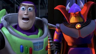 Toy Story 2 (1999) - Buzz vs Zurg: Original Fight (Deleted Scene)