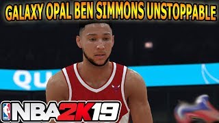 NBA2K19 MYTEAM GALAXY OPAL BEN SIMMONS UNSTOPPABLE