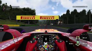 F1™ 2017 - 80%AI Online Race Spa - Glück gehabt bei der Schikane und im Boxenstopp(später im video)