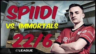 Spiidi |mousesports| POV 1440p@60fps | 22/6 vs. Immortals @ ELEAGUE Major Main Qualifier