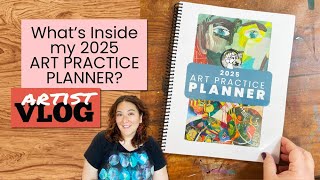 Artist Vlog 71: What's Inside My 2025 Art Practice Planner?!