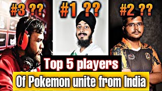 TOP 5 POKEMON UNITE  PLAYERS FROM LAN EVENT INDIA🔥🔥| Pokemon unite | Feat. @OPAllMight @Wolfkid7762