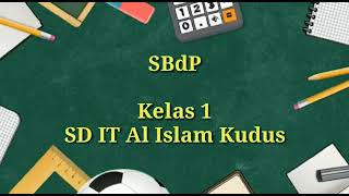 SBdP kelas 1, alat musik ritmis