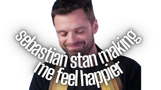 sebastian stan making me feel happier than i was 3 minutes and 21 seconds ago