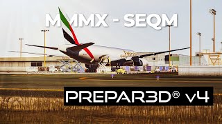 Emirates SkyCargo 777F Mexico City (MEX/MMMX) Take off to SEQM | P3D v4.5