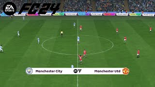 EA FC 24 - Manchester City vs Manchester United | Manchester Derby | Full Match