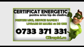 Certificat energetic Timisoara -Lugoj - Arad - Resita  0733.371.331 - CErapid.ro