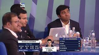 Marcus Stoinis IPL Auction Sold Video! #iplmegaauction #ipl #iplauction #sold #rcb #lsg #dc #ipl2023