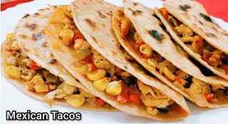 Mexican Tacos | Delicious Tacos | Easy Crispy Homemade Tacos | Tiffin Recipe for kids