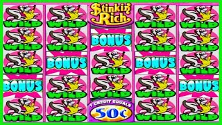 ★★JACKPOT HANDPAY★★$500 BETS★★STINKIN RICH HIGH LIMIT SLOT MACHINE BUENO DINERO MUSEUM SLOTS IGT