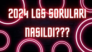 2024 LGS SINAVINDA HANGI DERS ELEYİCİ OLDU???