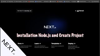 Download Next.js Install and Create Project Test