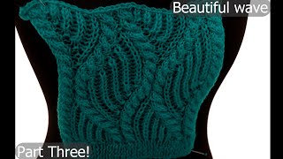 Series of Easy Knitting Pattern With Subtitles! 2 Colors, Cool View! Part 3!