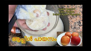 Easy Apple Payasam | Onam Special Payasam | Easy Payasam | Apple Gheer | Apple Desert | Onam Recipe