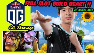 OG.23savage [Alchemist] Carry FULL SLOT BUILD vs Armel Mac SERVER SEA RANKED