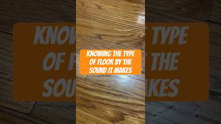 How To Tell The Type Of Floor By Tapping It. #flooring #diy