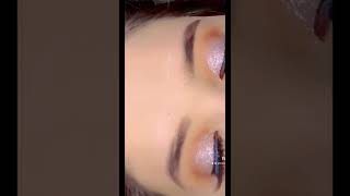 Silver eyemakeup Walima makeup look #shorts #silverglitter