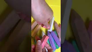 ASMR SIDEWALK CHALK "CHUNKY SNAPS"