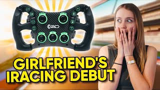 My Girlfriend TRIES The TOUGHEST Racing Simulator