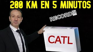 CATL Lanza la Batería mas Rápida