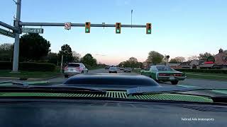 Classic cars and Muscle cars cruising metro Detroit