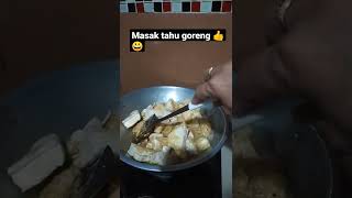 Masak murah neriah...tahu goreng mantul 👍😀